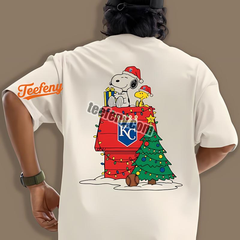 Kansas City Royals Snoopy Woodstock Christmas Cheap Graphic Shirt
