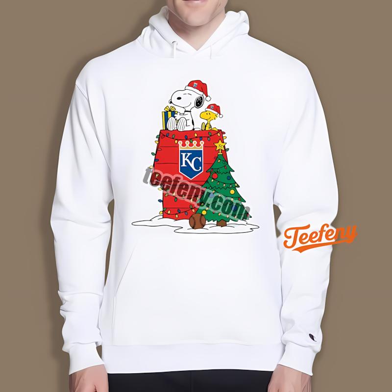 Kansas City Royals Snoopy Woodstock Christmas Cheap Graphic Hoodie Kansas City Royals Snoopy Woodstock Christmas Cheap Graphic Hoodie