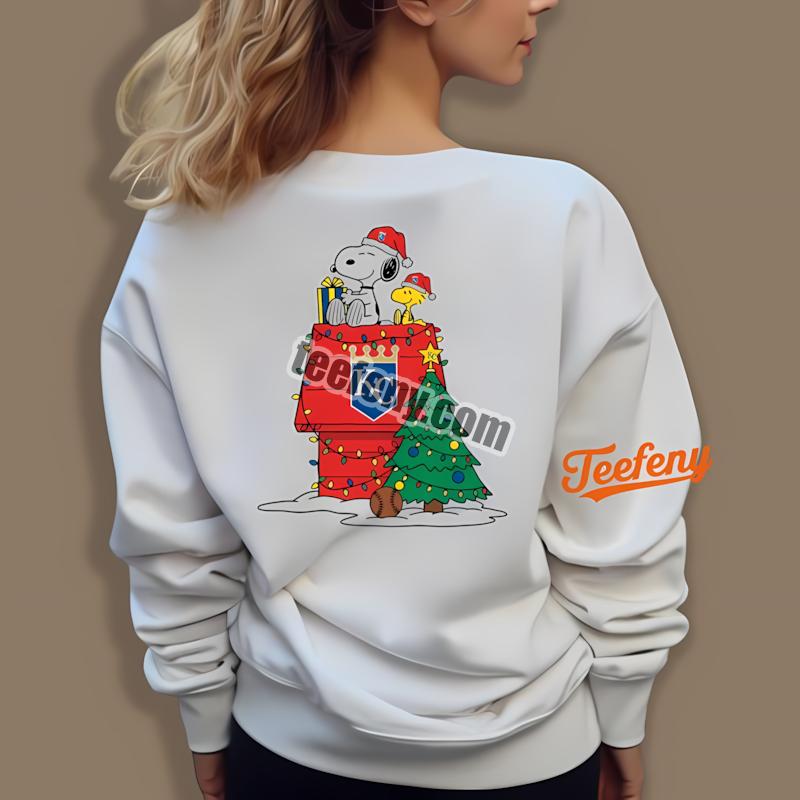 Kansas City Royals Snoopy Woodstock Christmas Cheap Graphic Long Sleeve Kansas City Royals Snoopy Woodstock Christmas Cheap Graphic Long Sleeve