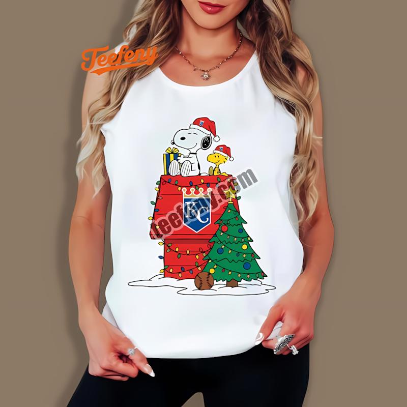 Kansas City Royals Snoopy Woodstock Christmas Cheap Graphic Tanktop Kansas City Royals Snoopy Woodstock Christmas Cheap Graphic Tanktop