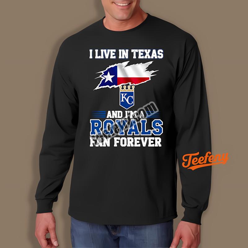 Kansas City Royals Texas Fan Forever Long Sleeve For Women Kansas City Royals Texas Fan Forever Long Sleeve For Women