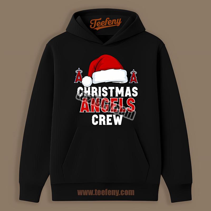 Los Angeles Angels Christmas Angels Crew Hoodie Los Angeles Angels Christmas Angels Crew Hoodie