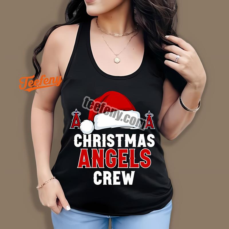 Los Angeles Angels Christmas Angels Crew Tanktop Los Angeles Angels Christmas Angels Crew Tanktop