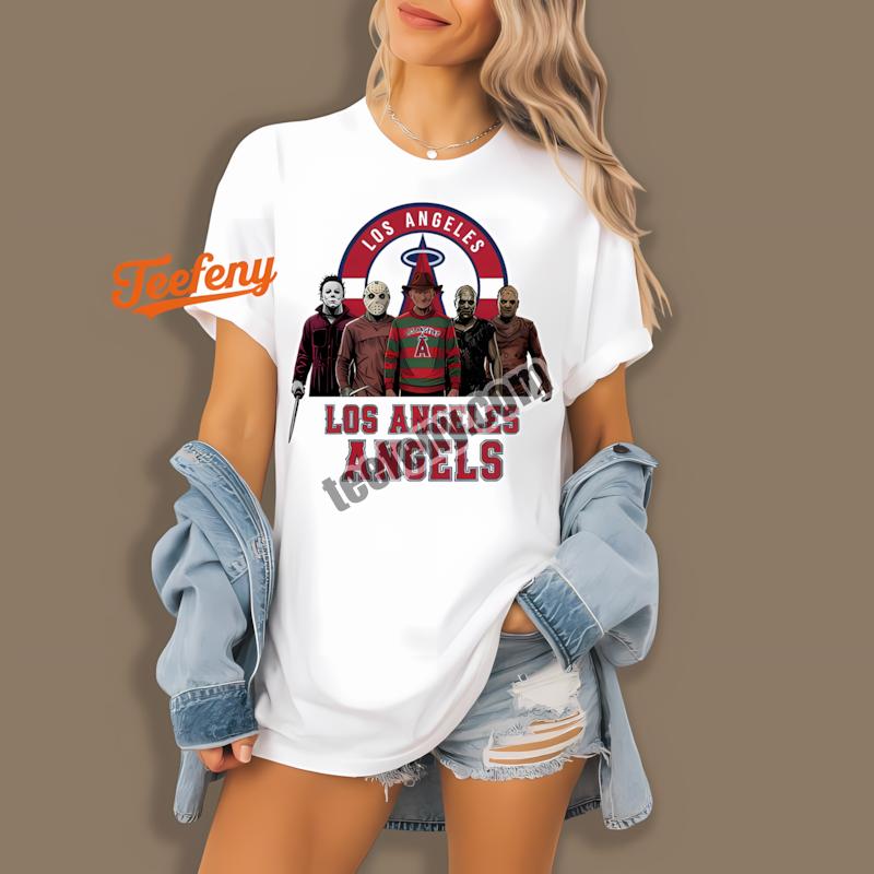 Los Angeles Angels Halloween Horror Killers Shirt