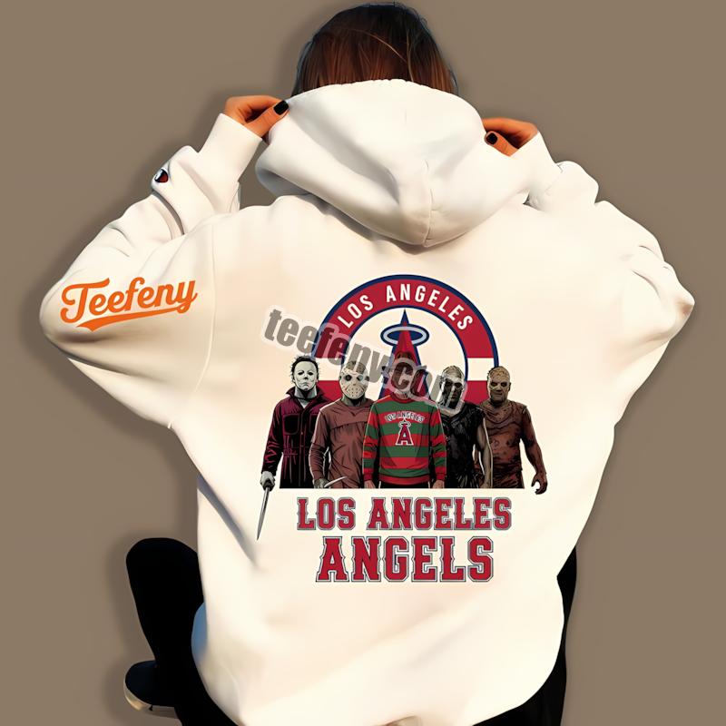Los Angeles Angels Halloween Horror Killers Hoodie Los Angeles Angels Halloween Horror Killers Hoodie