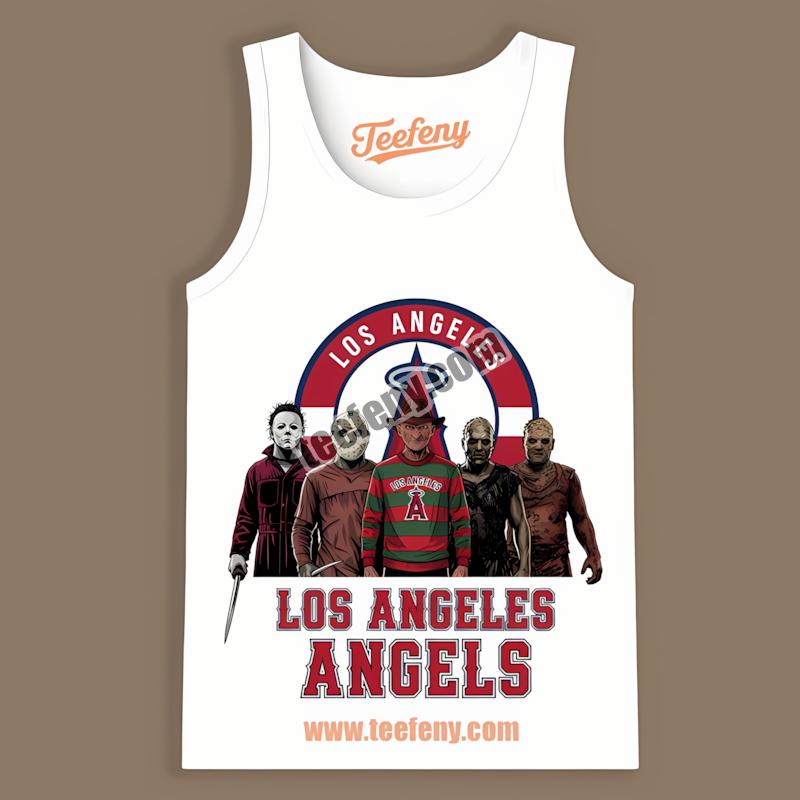 Los Angeles Angels Halloween Horror Killers Tanktop Los Angeles Angels Halloween Horror Killers Tanktop