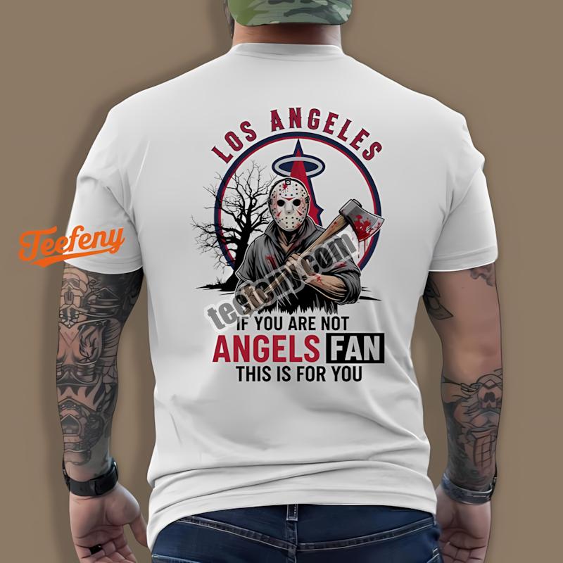 Los Angeles Angels Halloween Jason Voorhees Slasher Shirt