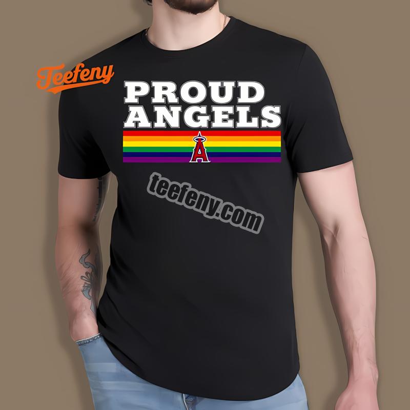 Los Angeles Angels Lgbt Pride Rainbow Support Shirt