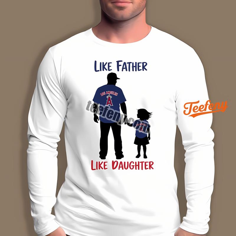 Los Angeles Angels Like Father Like Daughter Baseball Long Sleeve Los Angeles Angels Like Father Like Daughter Baseball Long Sleeve