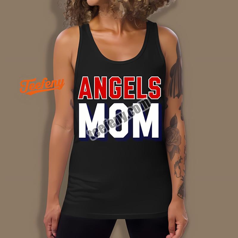 Los Angeles Angels Mom Life Baseball Fan Tanktop Los Angeles Angels Mom Life Baseball Fan Tanktop