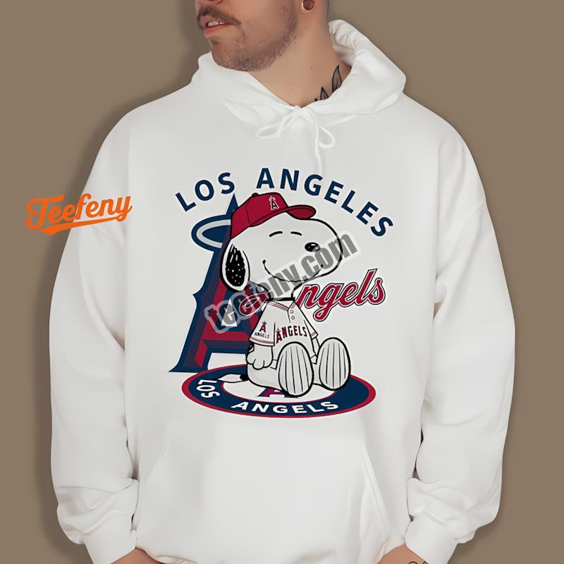 Los Angeles Angels Snoopy Logo Tattoo Arm Hoodie Los Angeles Angels Snoopy Logo Tattoo Arm Hoodie