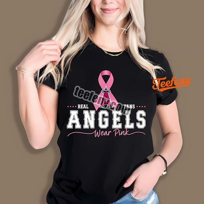 Los Angeles Angels Wear Pink Breast Cancer Awareness Shirt