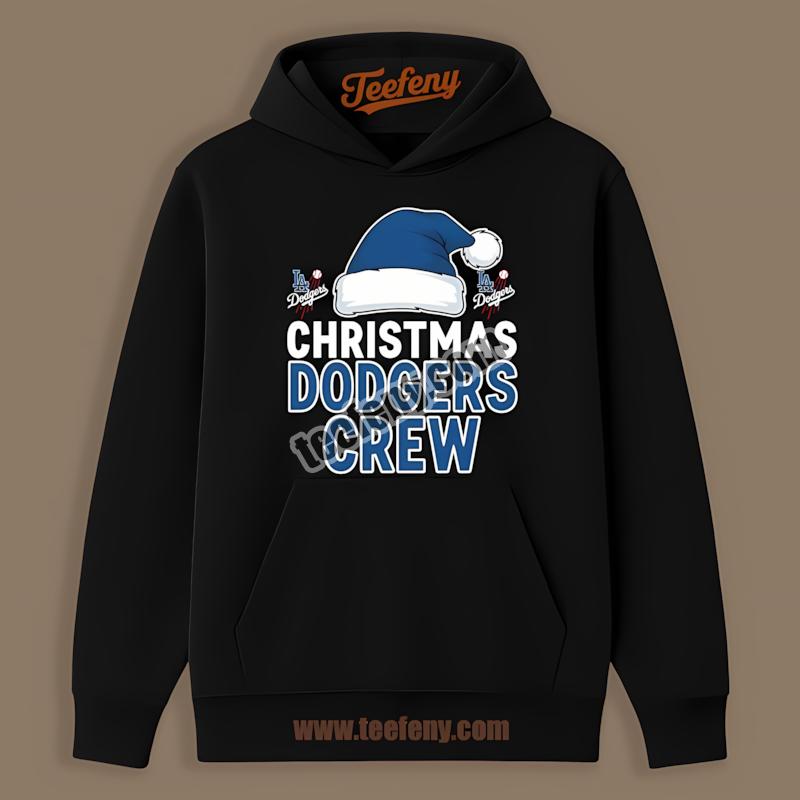 Los Angeles Dodgers Christmas Dodgers Crew Hoodie Los Angeles Dodgers Christmas Dodgers Crew Hoodie