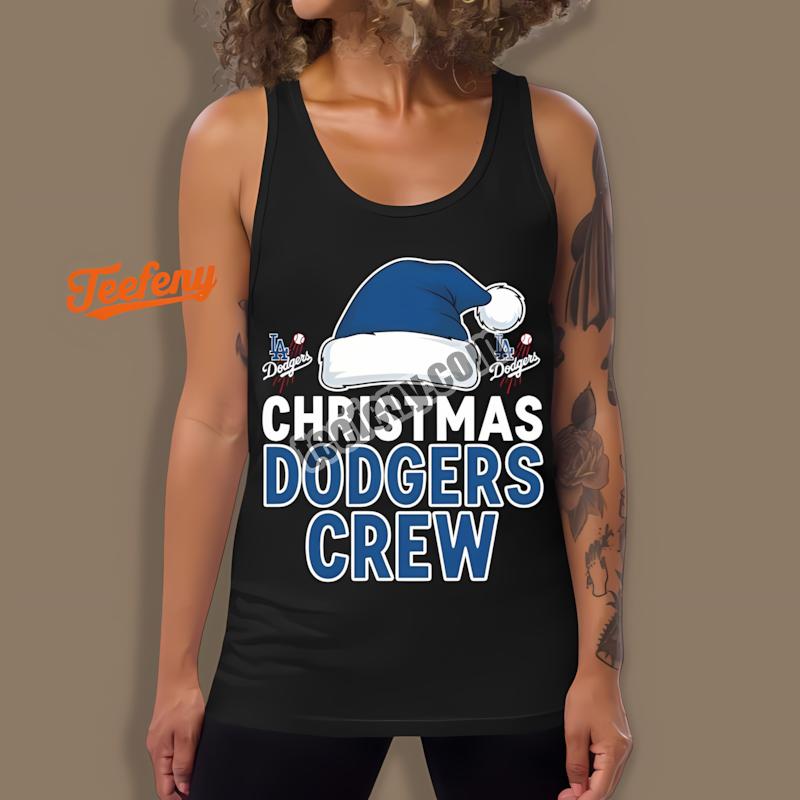 Los Angeles Dodgers Christmas Dodgers Crew Tanktop Los Angeles Dodgers Christmas Dodgers Crew Tanktop