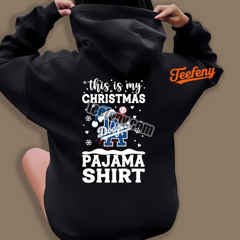 Los Angeles Dodgers Christmas Pajama Family Hoodie Los Angeles Dodgers Christmas Pajama Family Hoodie