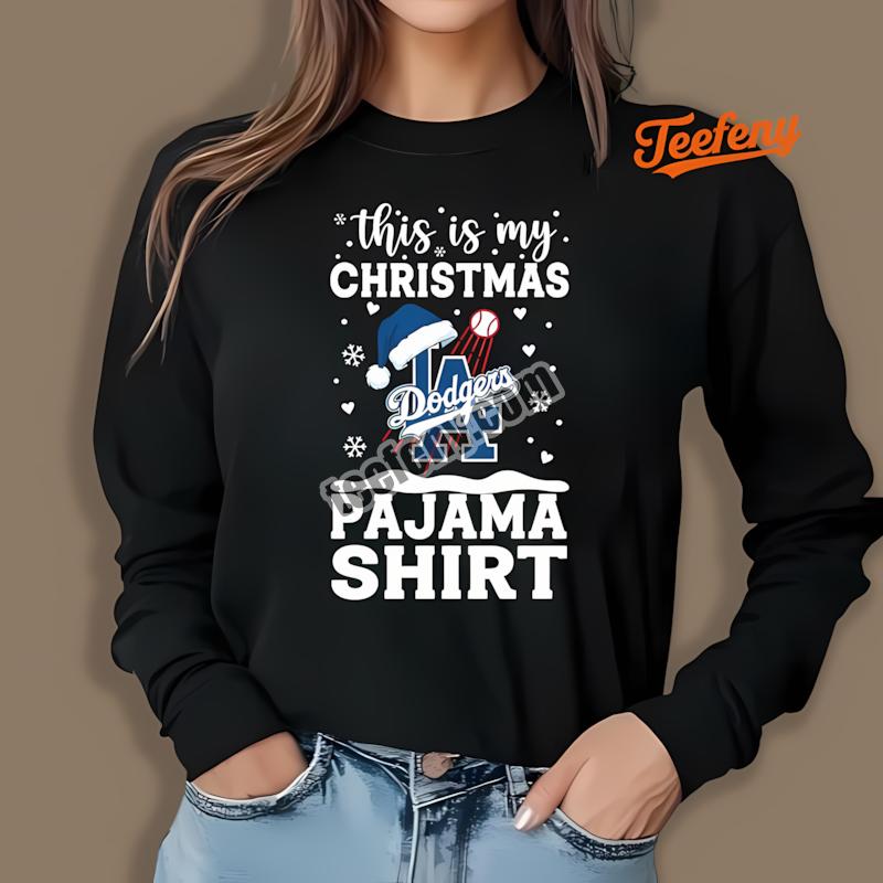 Los Angeles Dodgers Christmas Pajama Family Long Sleeve Los Angeles Dodgers Christmas Pajama Family Long Sleeve