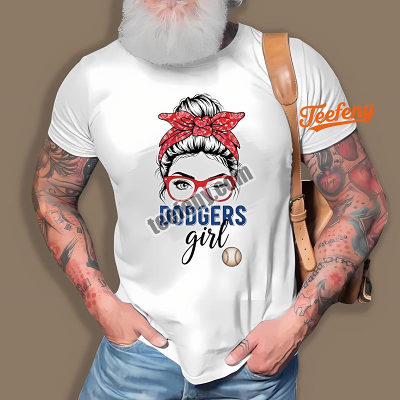 Los Angeles Dodgers Girl Shirt For Baseball Fans