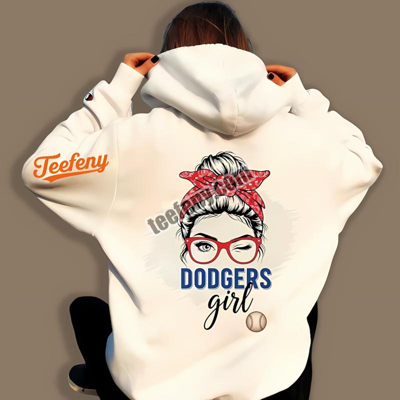 Los Angeles Dodgers Girl Hoodie For Baseball Fans Los Angeles Dodgers Girl Hoodie For Baseball Fans