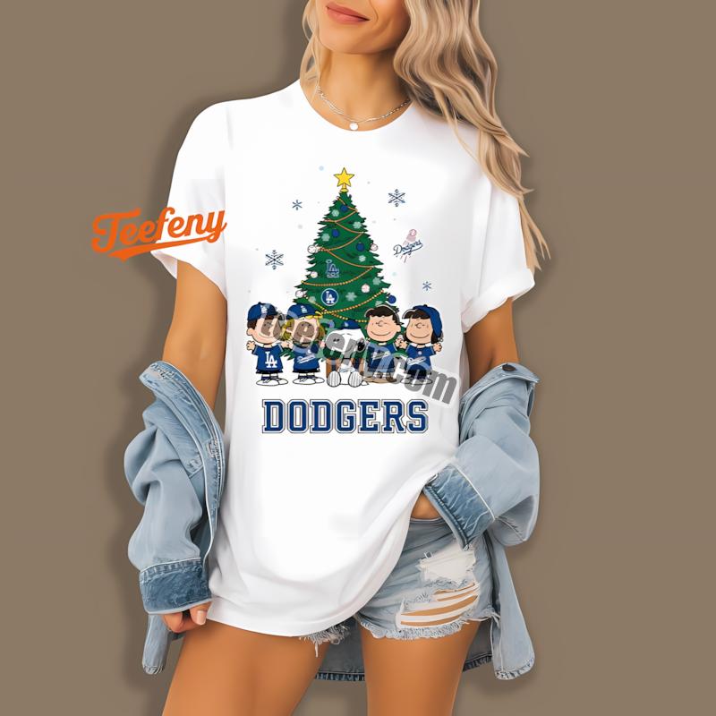 Los Angeles Dodgers Peanuts Christmas Holiday Shirt