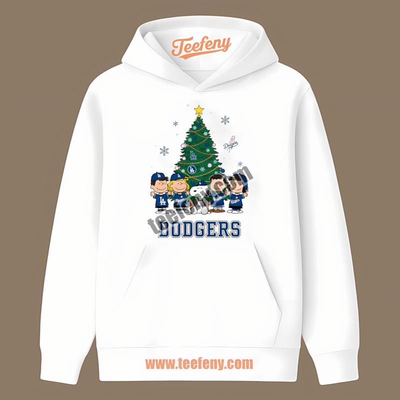 Los Angeles Dodgers Peanuts Christmas Holiday Hoodie Los Angeles Dodgers Peanuts Christmas Holiday Hoodie
