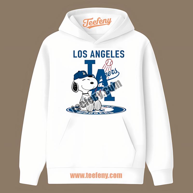 Los Angeles Dodgers Snoopy Tattoo Logo Arm Hoodie Los Angeles Dodgers Snoopy Tattoo Logo Arm Hoodie