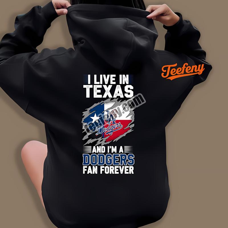 Los Angeles Dodgers Texas Fan Forever Baseball Hoodie Los Angeles Dodgers Texas Fan Forever Baseball Hoodie