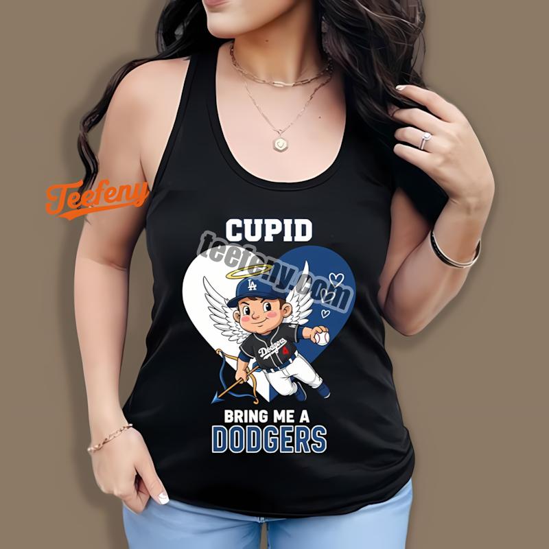 Los Angeles Dodgers Valentines Cupid Bring Me Tanktop Los Angeles Dodgers Valentines Cupid Bring Me Tanktop