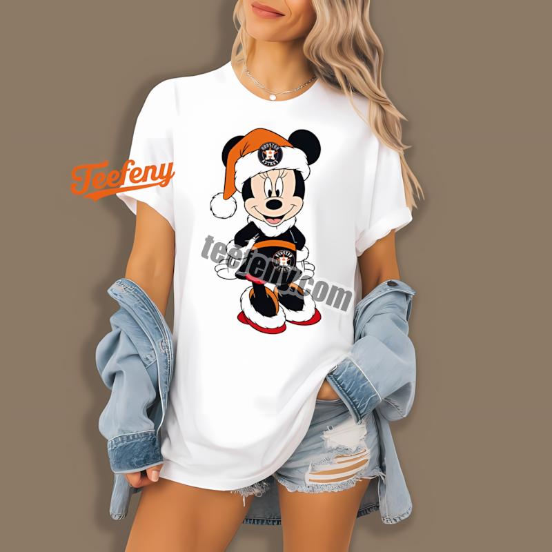 Minnie Mouse Houston Astros Christmas Color Shirt