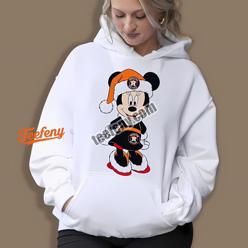 Minnie Mouse Houston Astros Christmas Color Hoodie Minnie Mouse Houston Astros Christmas Color Hoodie