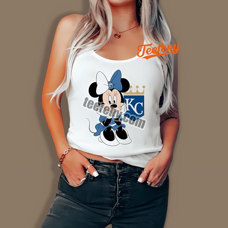 Minnie Mouse Kansas City Royals Cute Classic Tanktop Minnie Mouse Kansas City Royals Cute Classic Tanktop