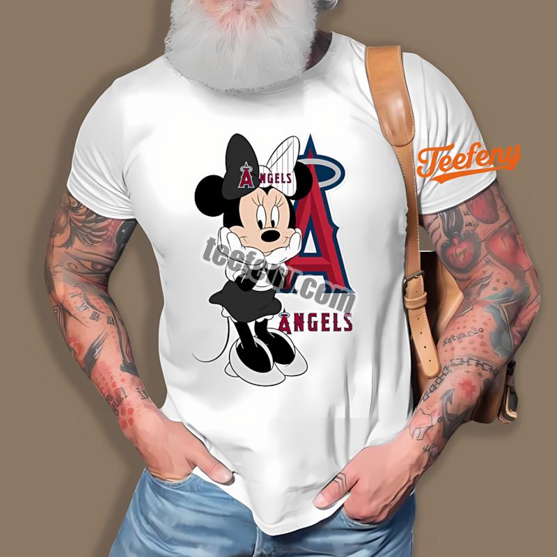 Minnie Mouse Los Angeles Angels Cute Fan Shirt