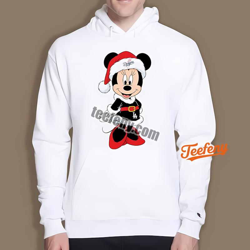 Minnie Mouse Los Angeles Dodgers Christmas Hoodie Minnie Mouse Los Angeles Dodgers Christmas Hoodie