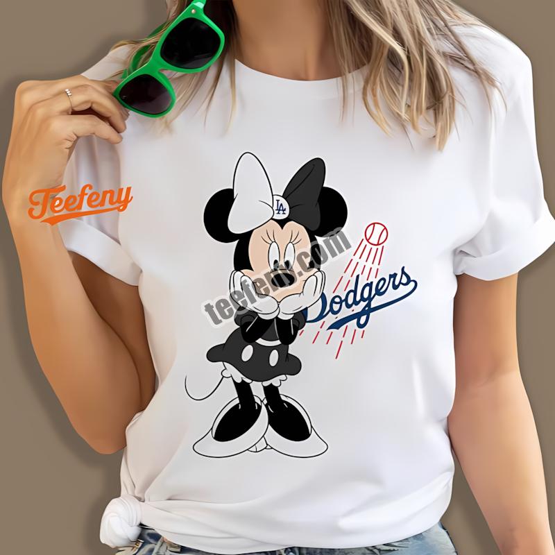 Minnie Mouse Los Angeles Dodgers Cute Fan Shirt