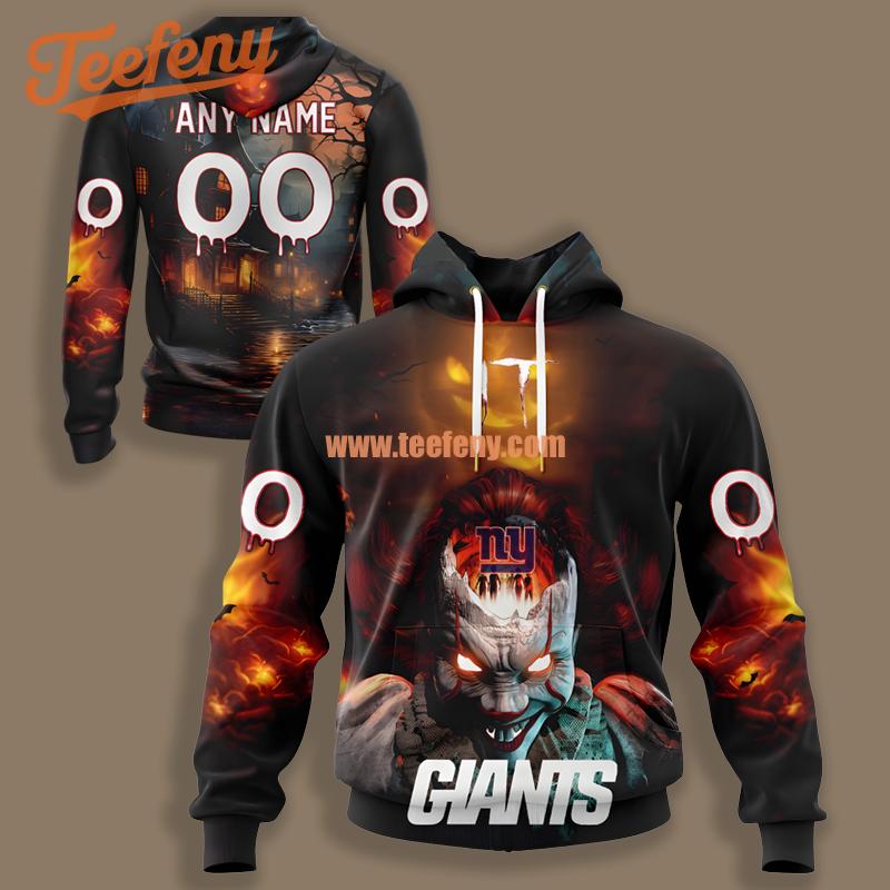 New York Giants Badut Mematikan Personalized Black 3D Hoodie