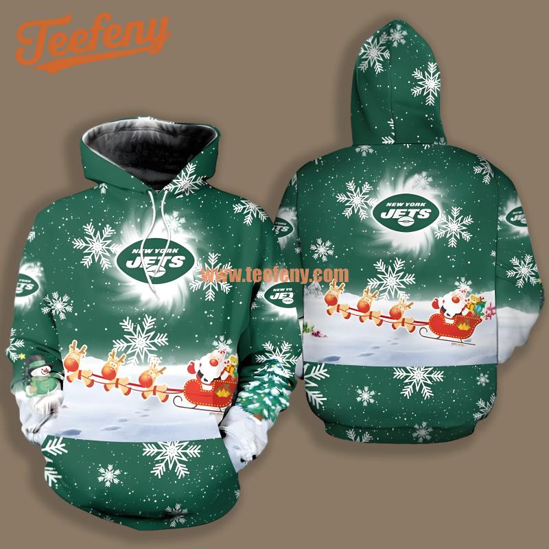 New York Jets Skull Halloween Black Green Print 3D Hoodie