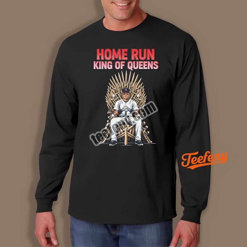 Pete Alonso Mets Home Run King Of Queens Long Sleeve Pete Alonso Mets Home Run King Of Queens Long Sleeve