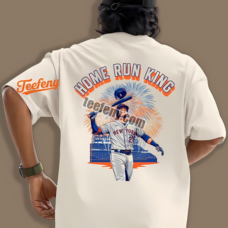 Pete Alonso Mets Home Run King Record Celebration Shirt