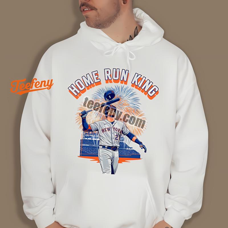 Pete Alonso Mets Home Run King Record Celebration Hoodie Pete Alonso Mets Home Run King Record Celebration Hoodie