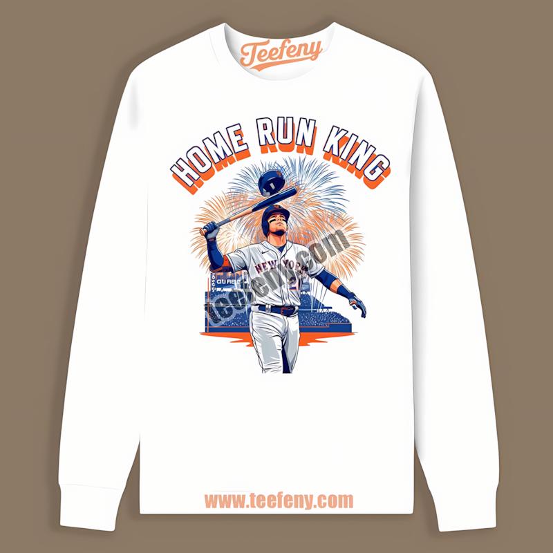 Pete Alonso Mets Home Run King Record Celebration Long Sleeve Pete Alonso Mets Home Run King Record Celebration Long Sleeve