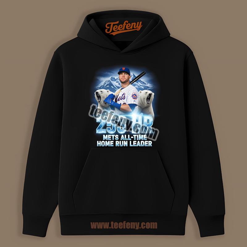 Pete Alonso Mets Legend 253 HR All Time Home Run Leader Hoodie Pete Alonso Mets Legend 253 HR All Time Home Run Leader Hoodie