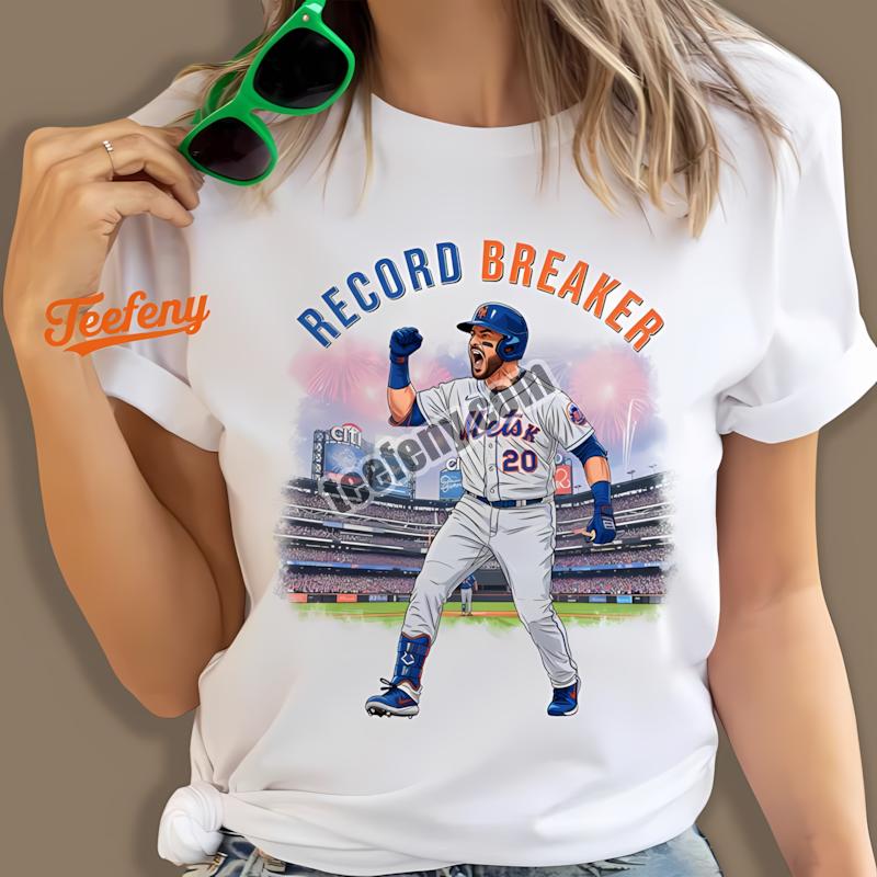 Pete Alonso Mets Record Breaker Home Run Celebration Shirt