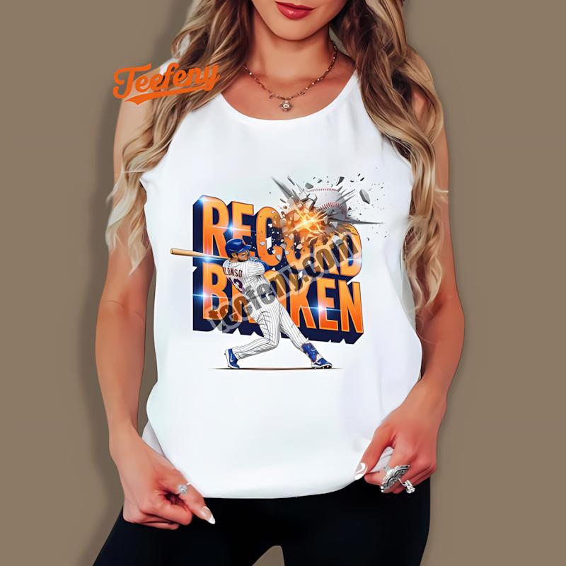 Pete Alonso Mets Record Broken Explosive Home Run Celebration Tanktop Pete Alonso Mets Record Broken Explosive Home Run Celebration Tanktop