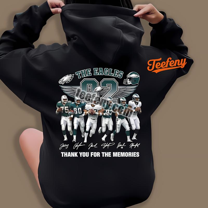 Philadelphia Eagles Alltime Greats 92 Tribute Thank You Hoodie Philadelphia Eagles Alltime Greats 92 Tribute Thank You Hoodie