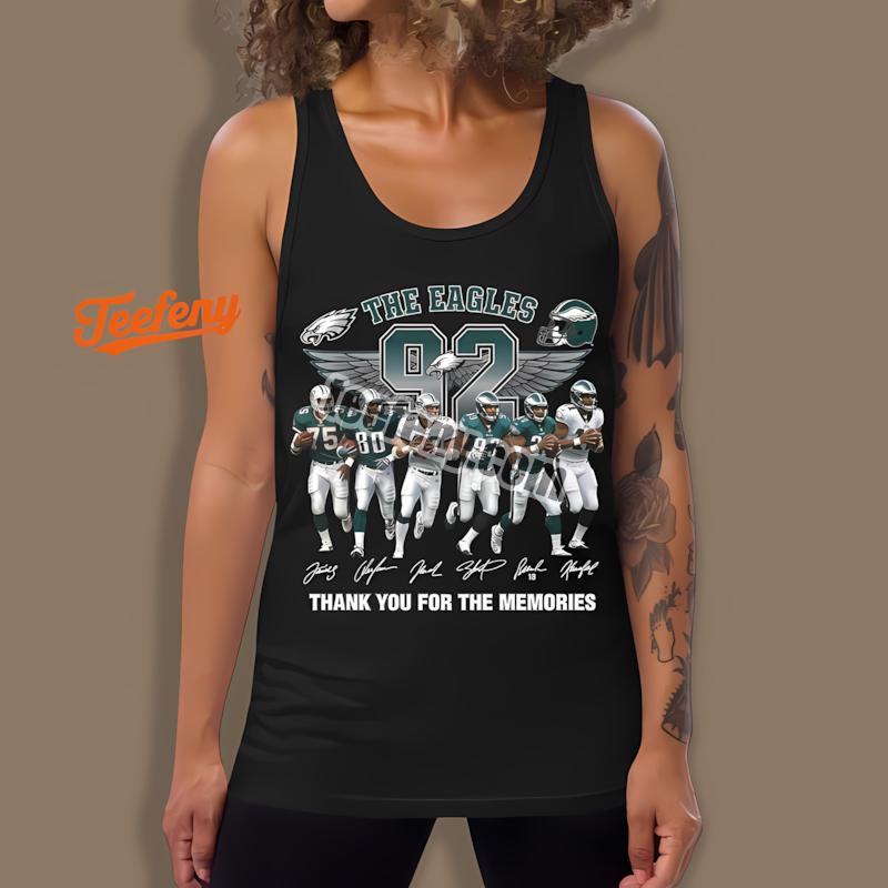 Philadelphia Eagles Alltime Greats 92 Tribute Thank You Tanktop Philadelphia Eagles Alltime Greats 92 Tribute Thank You Tanktop