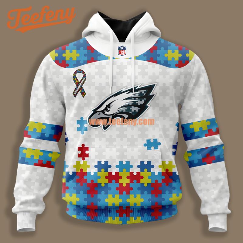 Philadelphia Eagles Baby Groot Grinch Blue White 3D Mens Hoodie