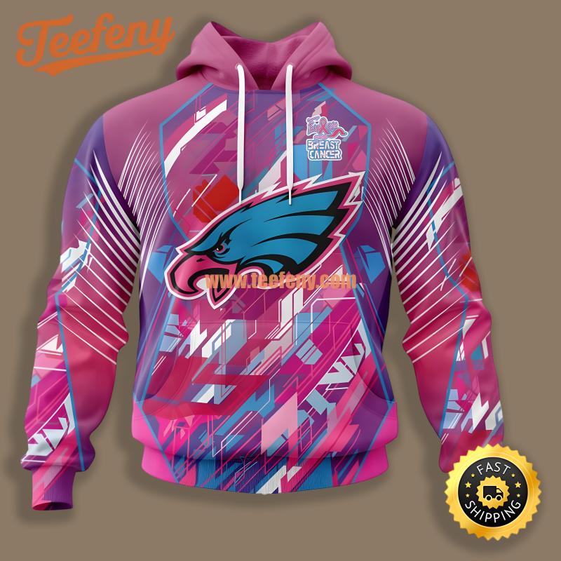 Philadelphia Eagles Autism Awareness White 3D Print Hoodie