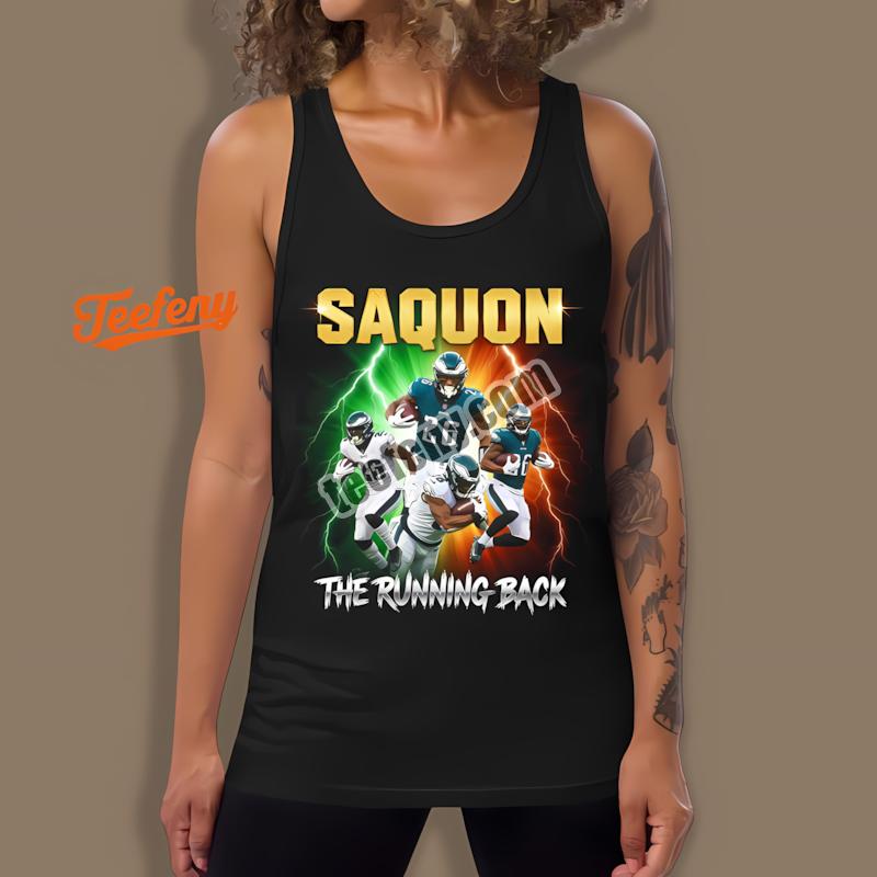 Philadelphia Eagles Saquon Barkley Number 26 Football Collage Tanktop Philadelphia Eagles Saquon Barkley Number 26 Football Collage Tanktop
