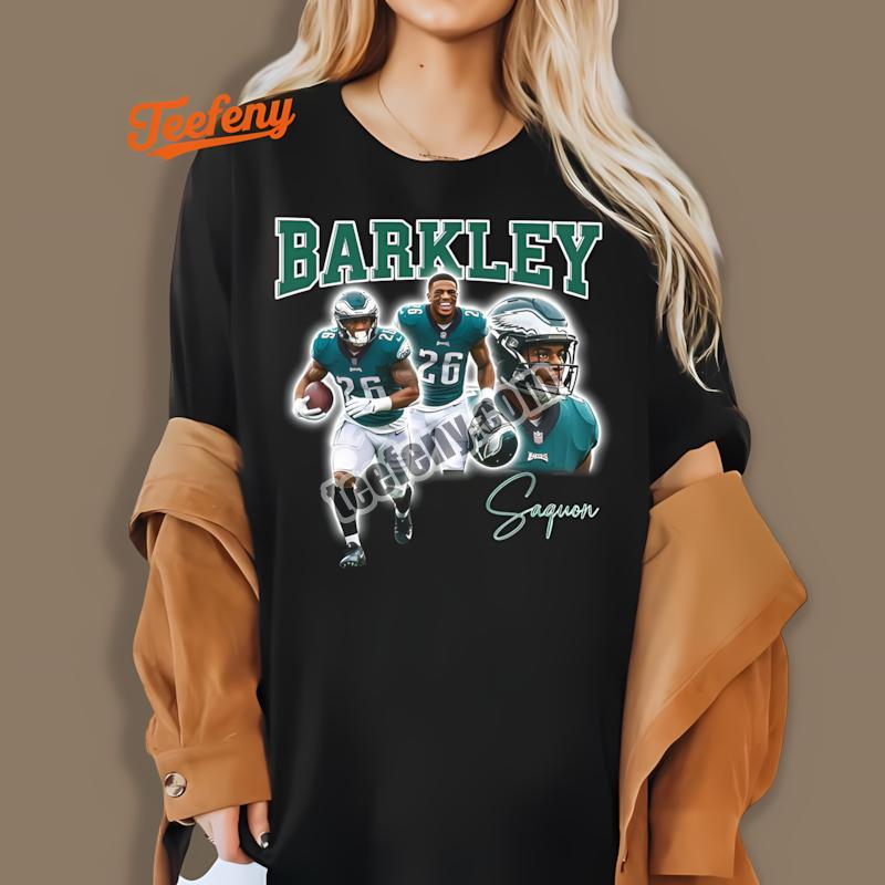 Philadelphia Eagles Saquon Barkley Number 26 Green Jersey Shirt
