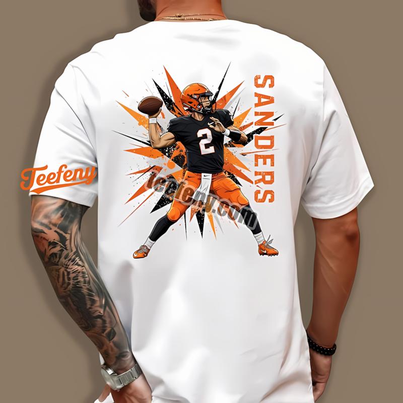 Shedeur Sanders Cleveland Browns Quarterback Graphic Tee