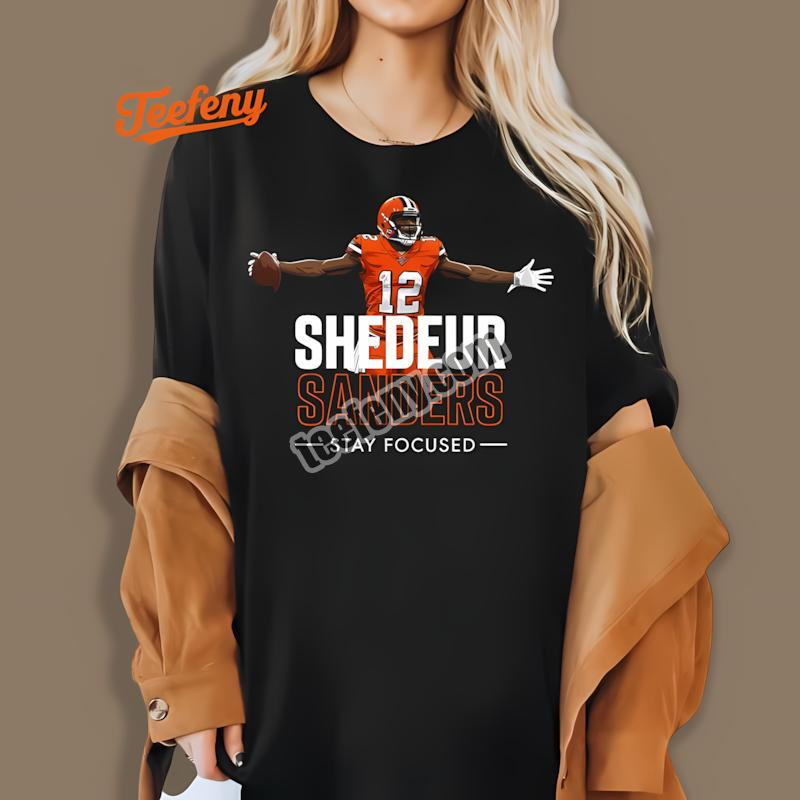 Shedeur Sanders Cleveland Browns Victory Celebration Shirt